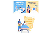 Hospital treatment social media post, a Marketing Template by IMG visuals characters (Thumbnail 1 of 4)