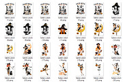 Halloween Vintage Salem Witch Book, an Object Graphic by Little Mango (Thumbnail 4 of 4)