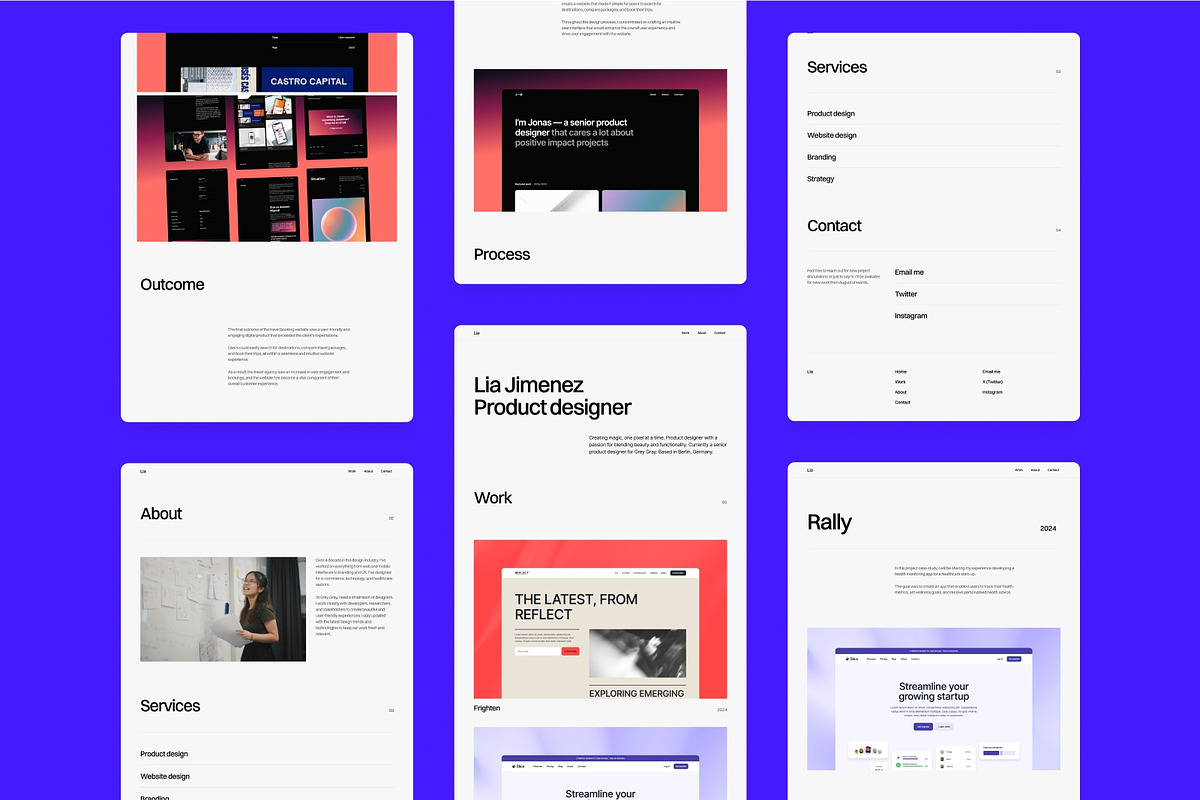Format Portfolio Template · Framer preview 4