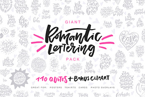 Valentine's Day Lettering Pack