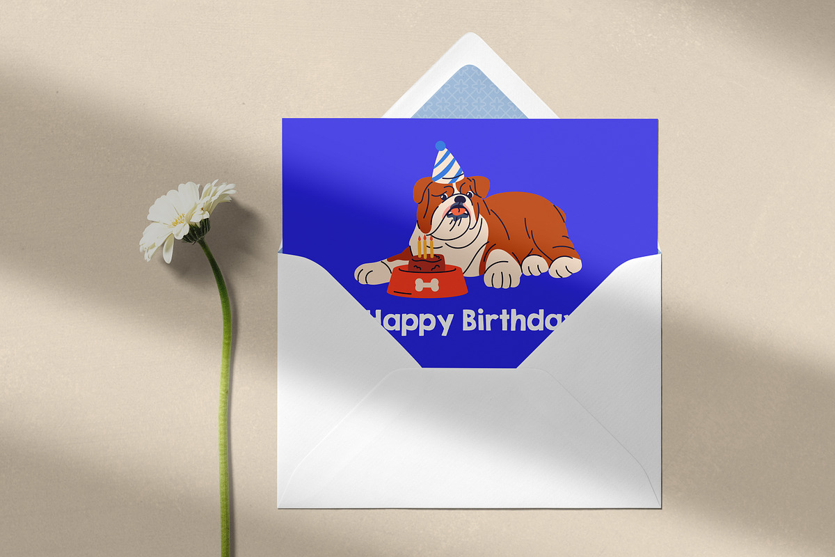 English & French bulldogs, dogs set, an Animal Illustration by Good Studio (Photo 6 of 7)