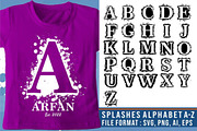 Distressed, Splash Alphabet Bundle, a Graphic by D2PUTRI (Thumbnail 8 of 14)