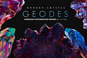 Modern Geode Gem Crystals, an Object Graphic by Fox & Bear (Thumbnail 2 of 5)
