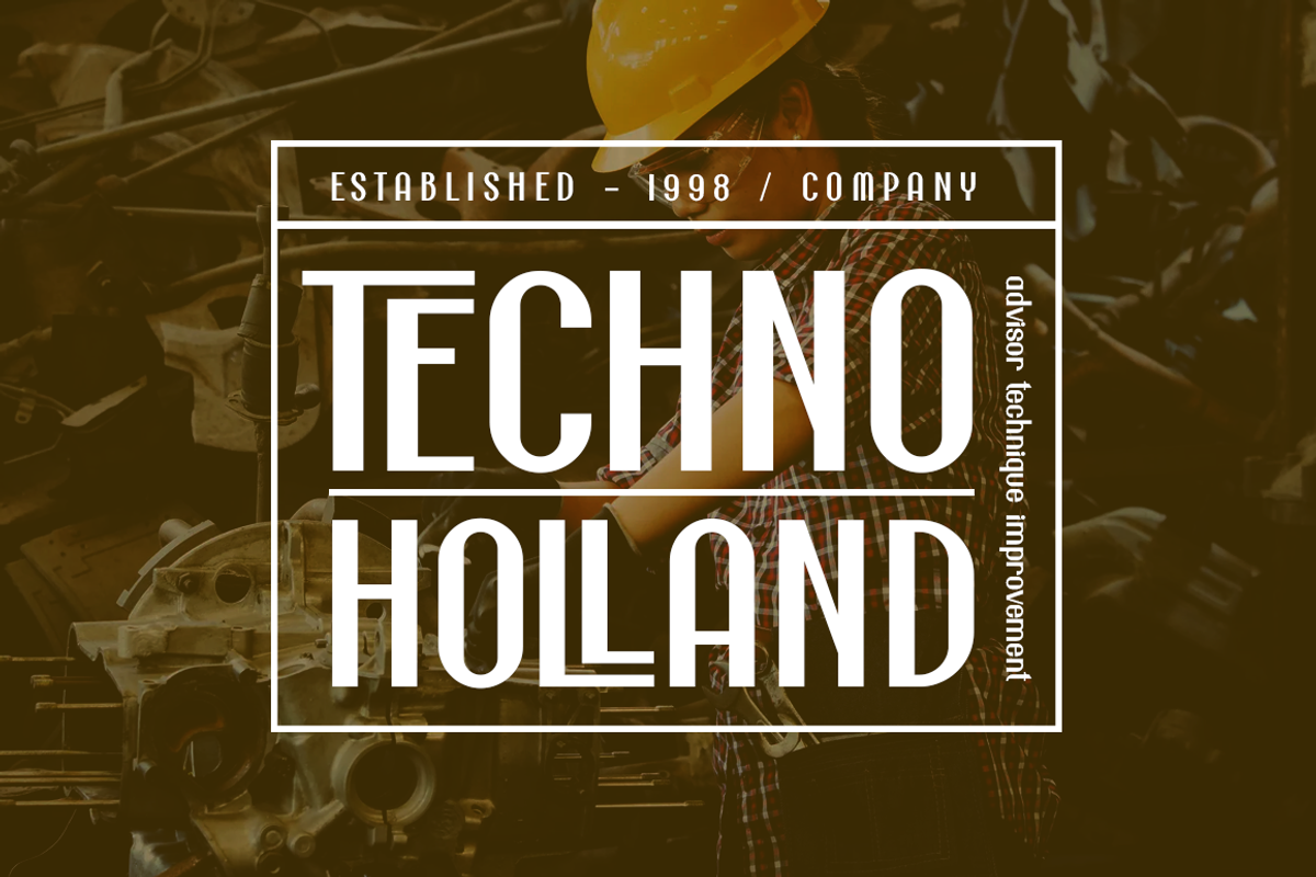 Oldbrothers Condense Sans, a Sans Serif Font by Haksen (Photo 6 of 12)