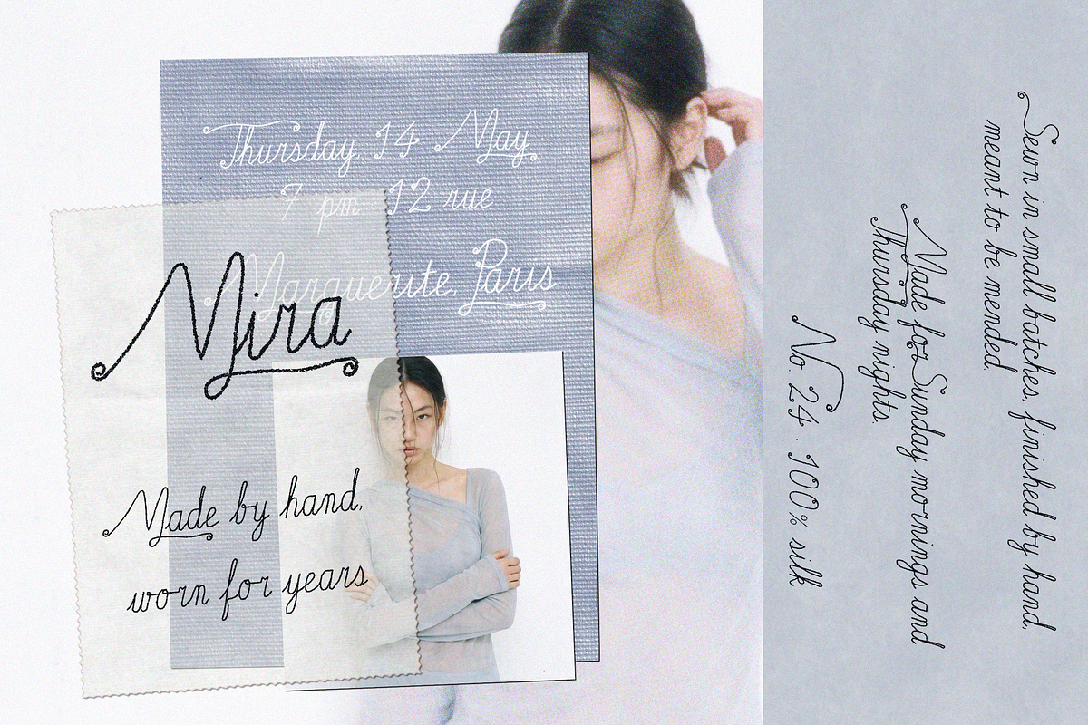 Margaret - Textured Handwritten Font, a Handwritten Font by Lilithcollageart (Photo 2 of 9)