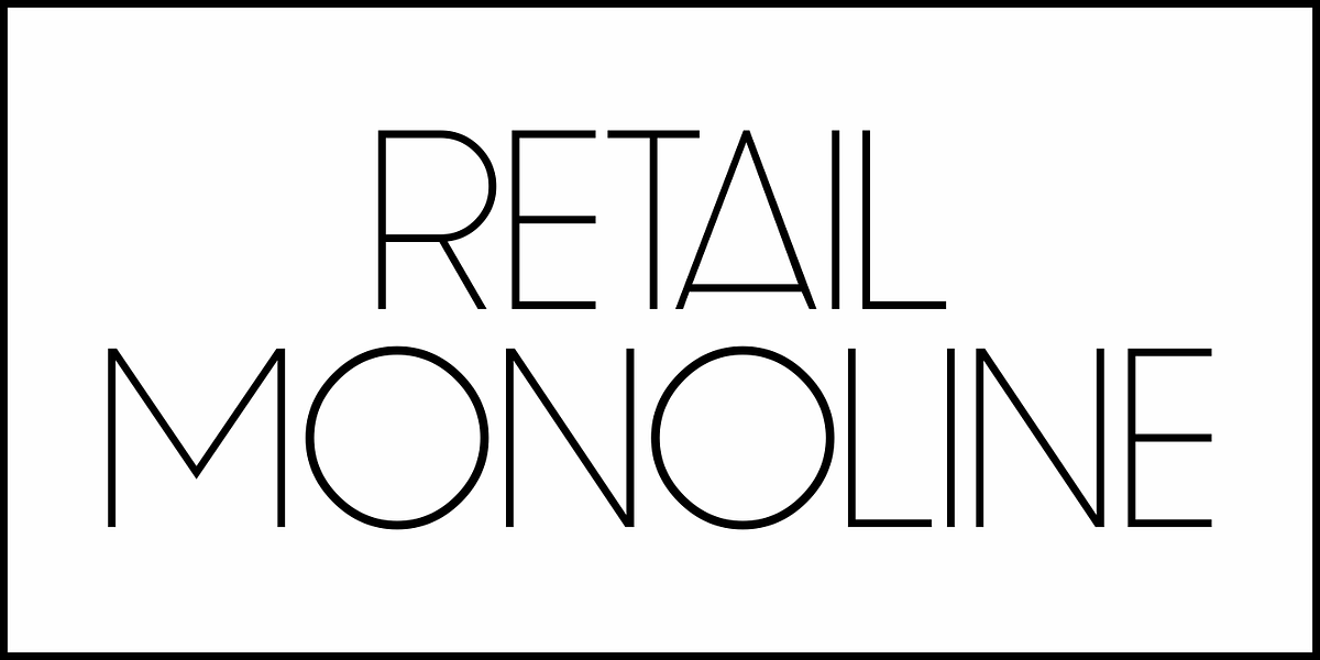 Retail Monoline JNL, a Sans Serif Font by Jeff Levine Fonts (Photo 2 of 5)