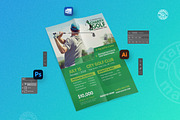 Golf Tournament Flyer Template V1, a Flyer Template by GraphicalMarket (Thumbnail 6 of 6)