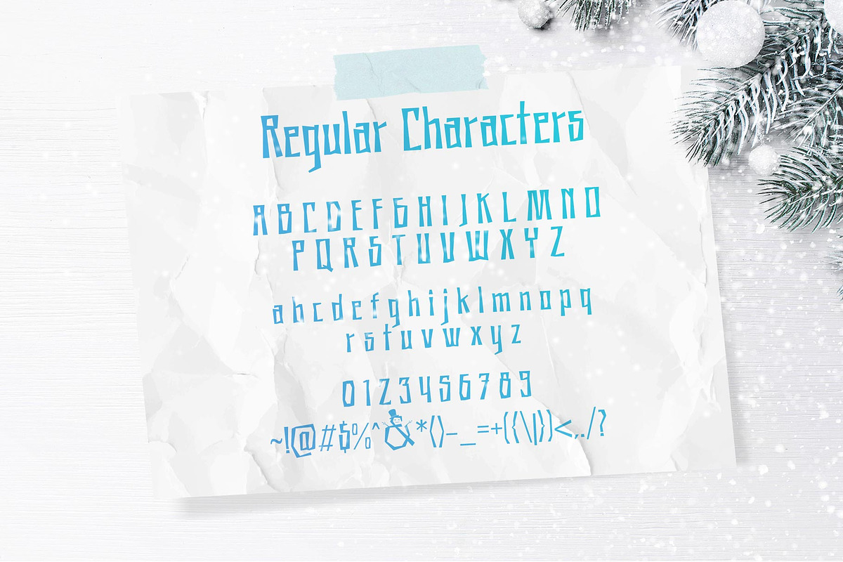 Mount and Snow Typeface, a Symbol Font by alit design (Photo 3 of 15)