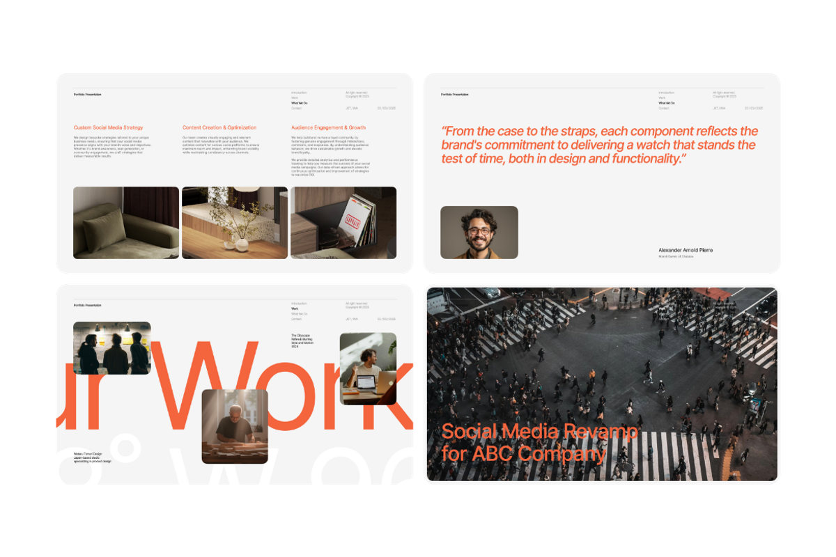 Chateau Portfolio Powerpoint, a Presentation Template by Unich Design Bureau (Photo 3 of 7)