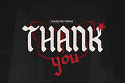 Dark Midaz | Blackletter Typeface, a Blackletter Font by Denustudios (Thumbnail 15 of 15)