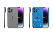 iPhone 14 Pro Max (2022) PSD Skin, a Product Mockup by VecRas (Thumbnail 1 of 5)