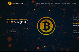 Cryptocurrency WordPress Theme