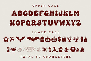 Boo Spooky Halloween Fonts Symbol