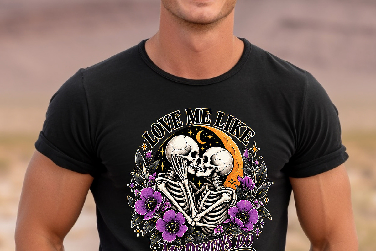 Love Me Like My Demons Do PNG, an Object Graphic by Star Graphic Design (Photo 4 of 4)