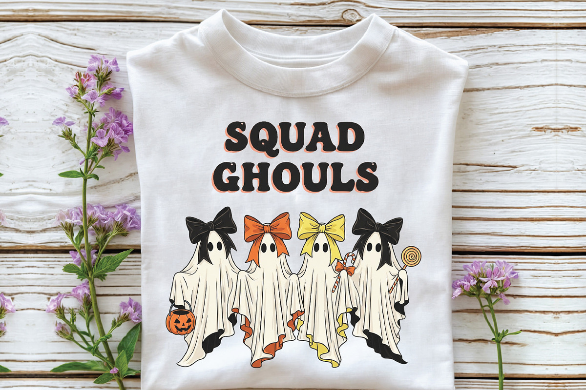 Squad Ghouls PNG Halloween, a Work Illustration by CraftArtStudio (Photo 3 of 4)