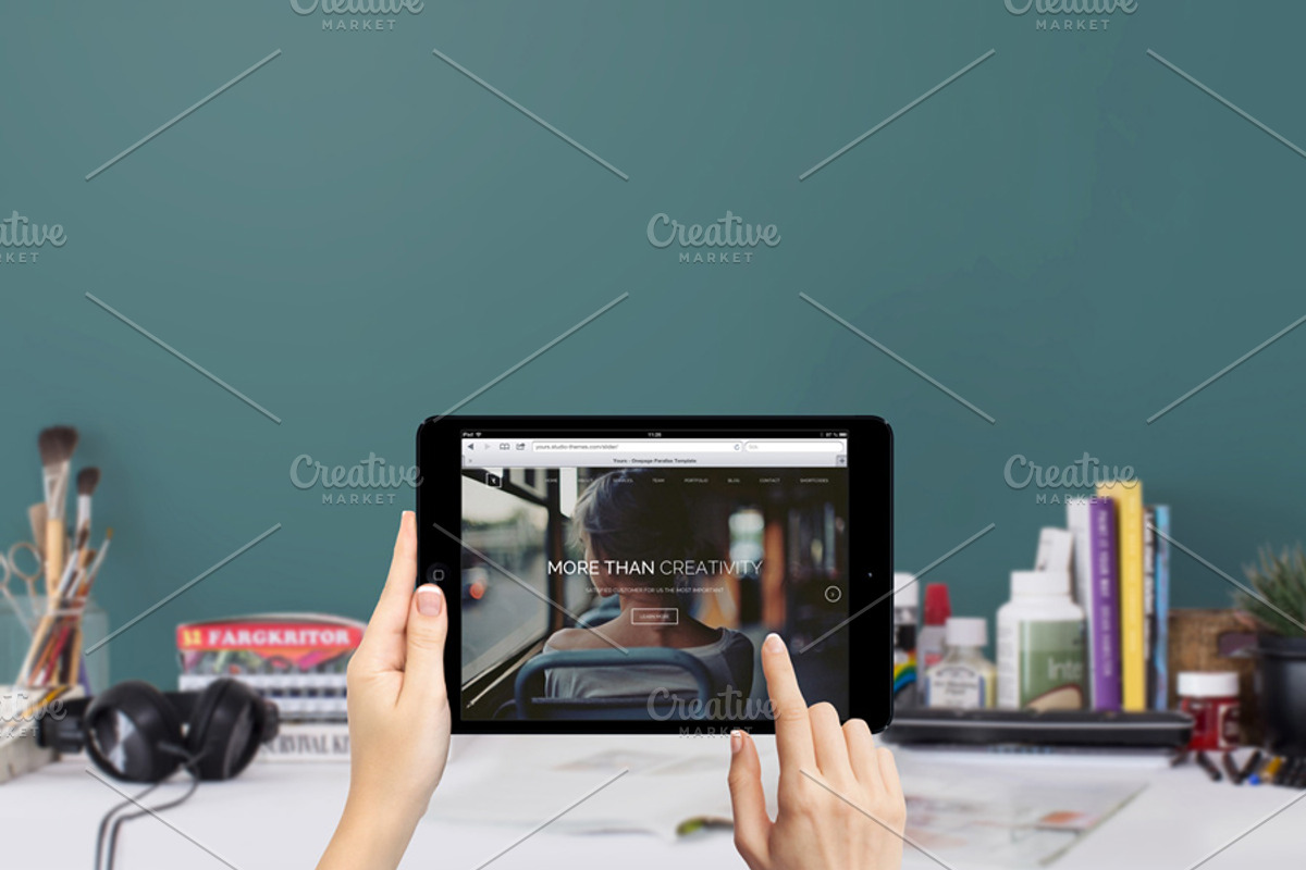 Macbook, iPad & iPhone Mockups, an iPhone Mockup by Mockura (Photo 3 of 5)