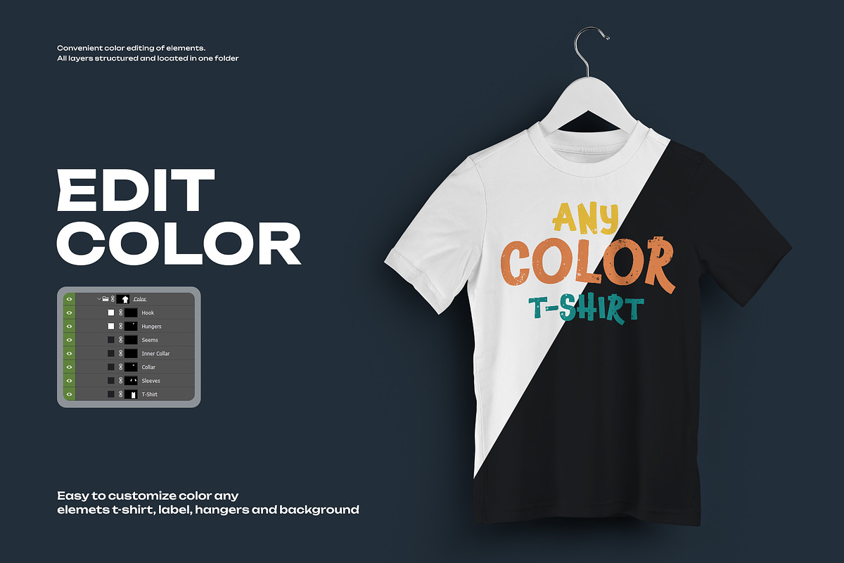 8 Mockups of a Children's T-shirt, a Shirt Mockup by Grow Design Craft Studio (Photo 2 of 8)