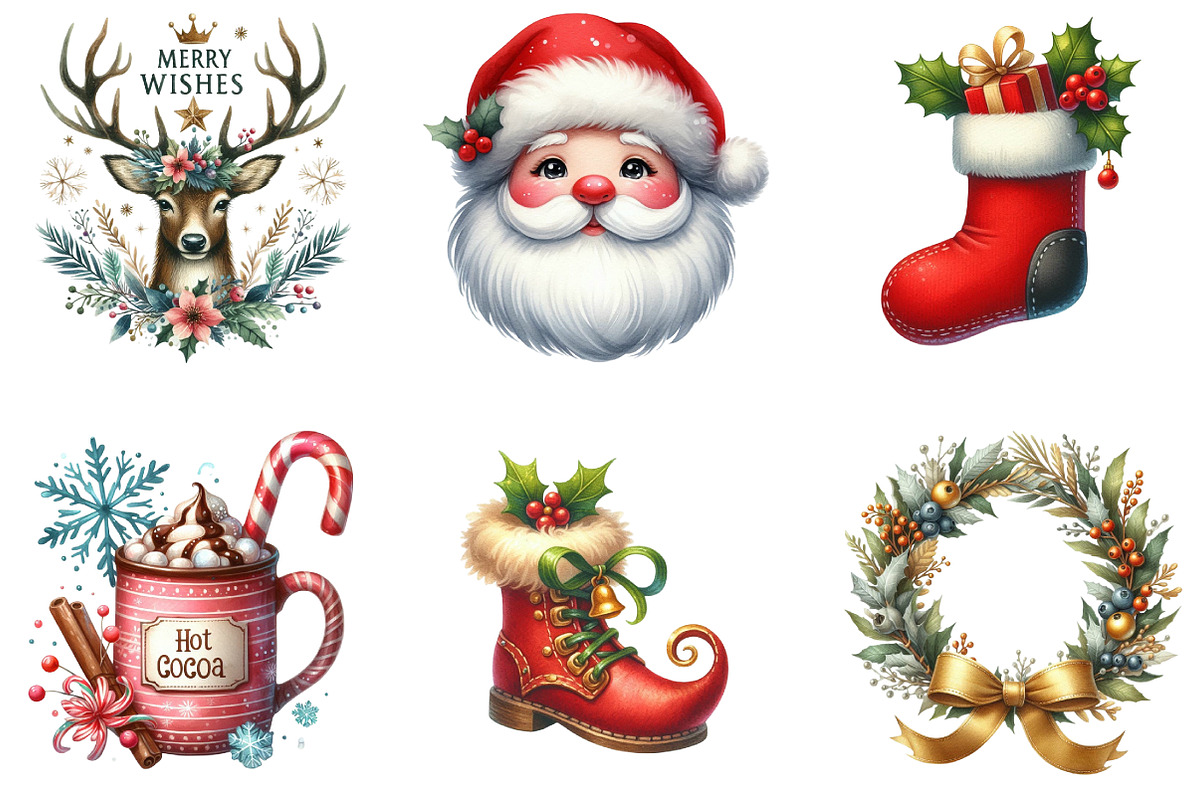 Christmas Gift Labels Sublimation, an Illustration by DreamArtGraphic (Photo 4 of 5)