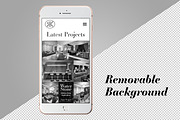 iPhone 8 Design Mockup, an iPhone Mockup by illustrated (Thumbnail 5 of 6)