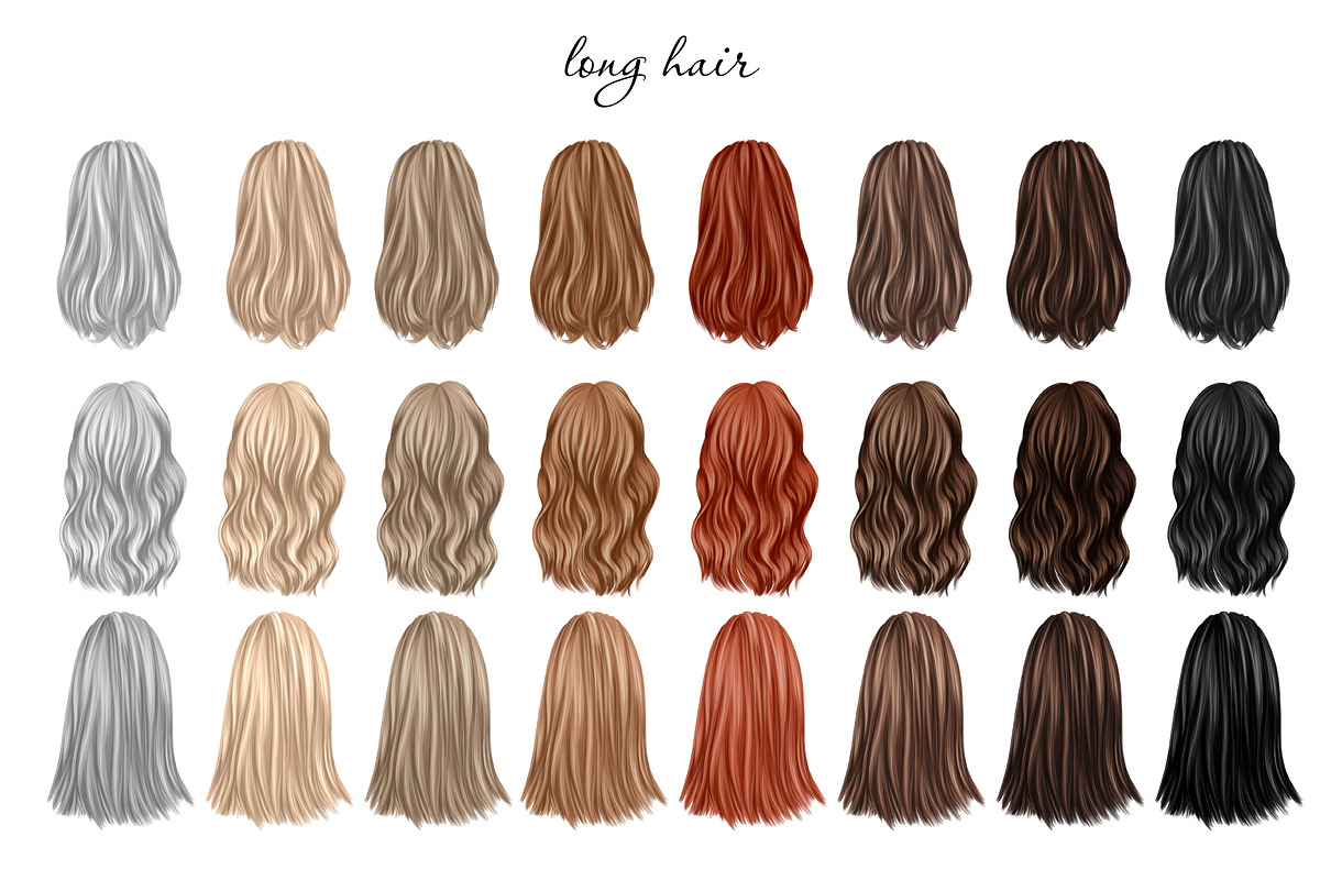 Natural hair clipart, an Illustration by Elenbushe (Photo 4 of 7)