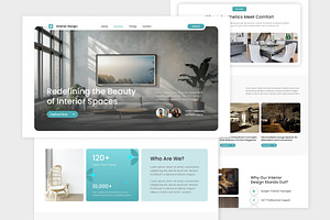Interior Design Landing Page, a Landing Page Template by Antstheme