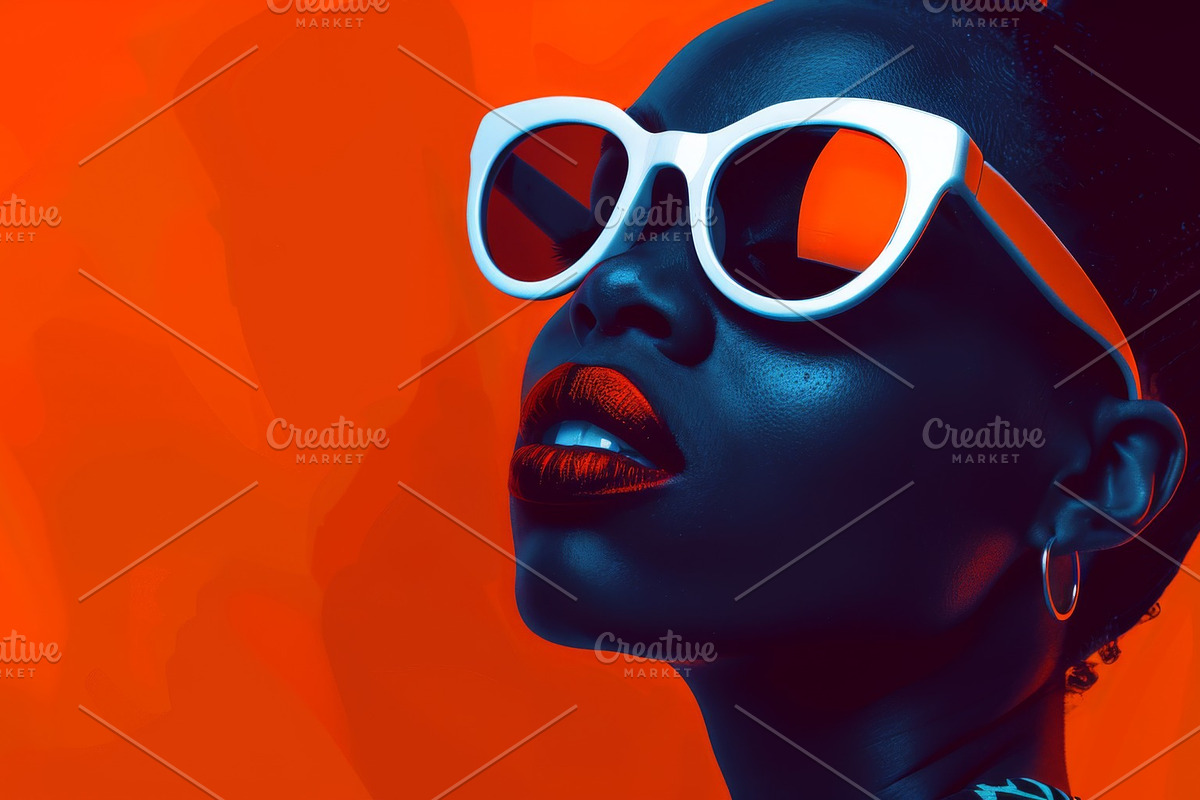 109 Fashion models in sunglasses, a Beauty & Fashion Photo by Handmadefont (Photo 11 of 113)