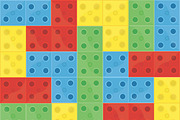 Pattern building blocks LEGO, a Pattern Graphic by Viktorijareut (Thumbnail 1 of 3)