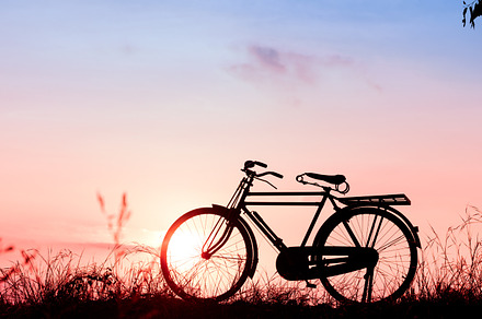 Vintage bicycle background featuring bicycle, ancient, and antique