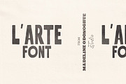 L’ARTE – Editorial Display Font, a Sans Serif Font by Madeline ODonoghue Design (Thumbnail 1 of 5)