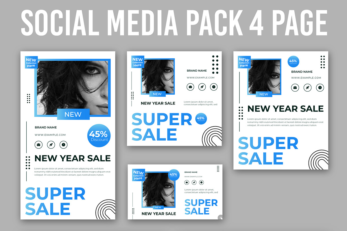 Social Media Pack, a Social Media Template by ContestDesign (Photo 2 of 3)
