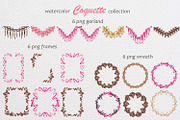 Heart Bows Ribbon Watercolor Clipart, a Decorative Illustration by Fresh art by Larysa (Thumbnail 6 of 13)