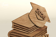 Graduation Set Decorative Laser Cut, a Templates & Theme by LaserCutano (Thumbnail 6 of 11)