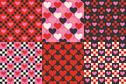 Playful Valentine Patterns, a Pattern Graphic by Art's and patterns (Thumbnail 1 of 9)