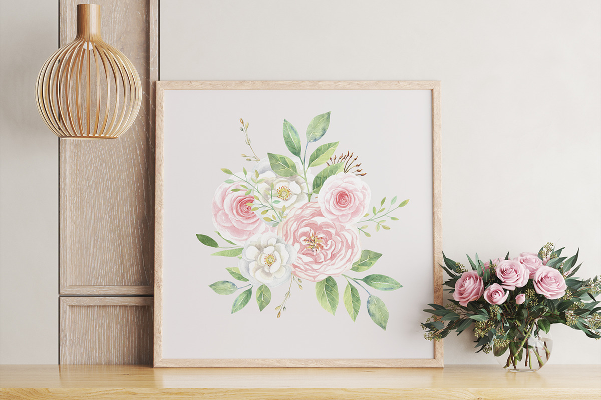 Pink flowers, an Illustration by Vasmila (Photo 2 of 8)