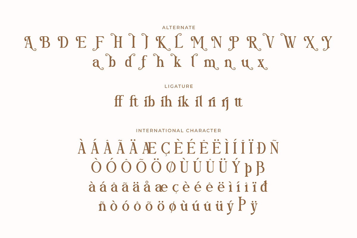 Aureilyth - Serif Typeface Font, a Serif Font by Rishsketch (Photo 13 of 14)