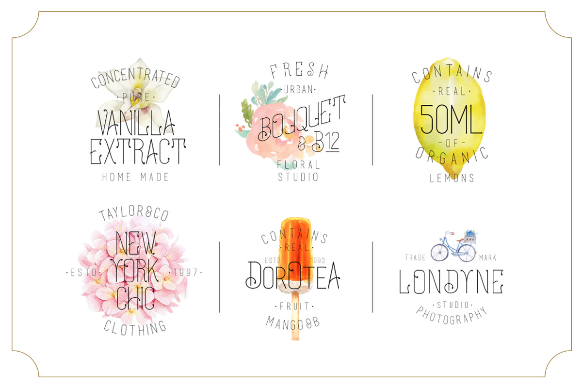 Buoyage Typeface + Extras preview 2