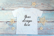 White kid t-shirt mockup bundle., a Print Template by MockupMarket (Thumbnail 18 of 27)
