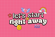 Sugar Peachy Font, a Font by shopcosm (Thumbnail 1 of 3)