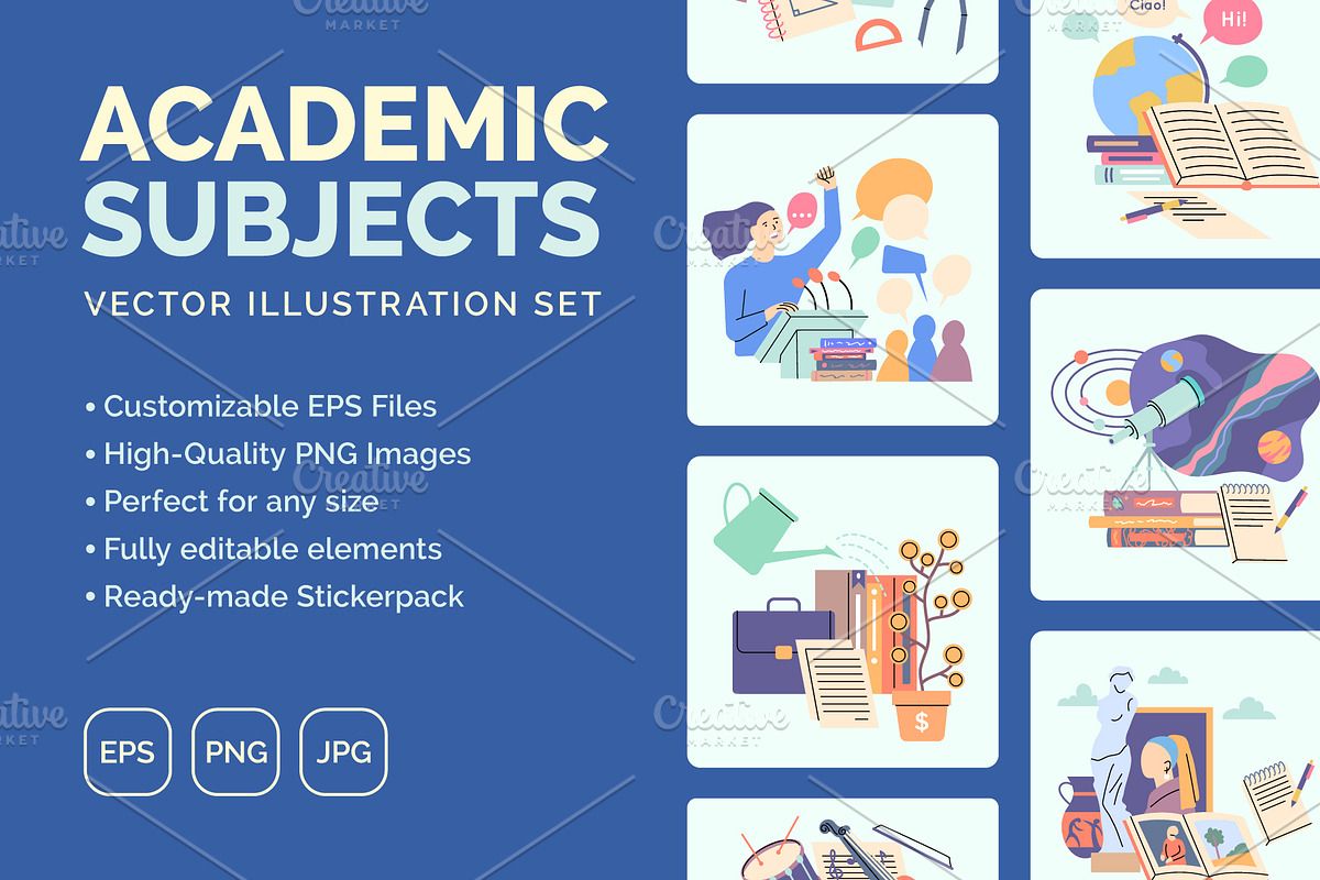 Education Concept Academic Subjects, an Object Graphic by 35lab (Photo 1 of 6)