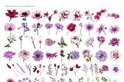 Ultimate Flower & Leaf Collection, an Object Graphic by Pretty Little Lines (Thumbnail 12 of 47)