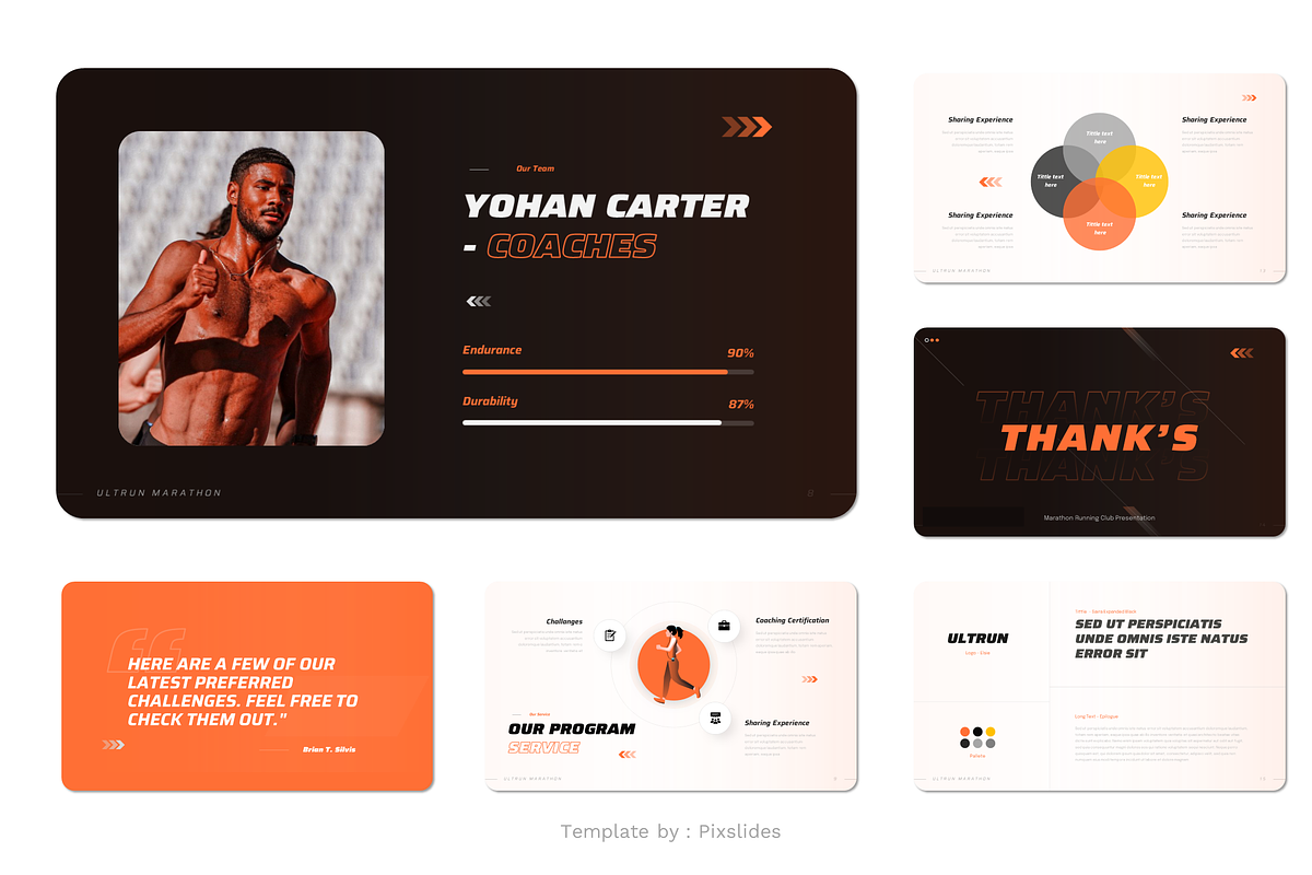 Marathon Running Club Keynote, a Presentation Template by Pixslides (Photo 6 of 6)