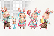 Happy Easter, an Illustration by Watercolor by Tonia Tkach (Thumbnail 2 of 7)