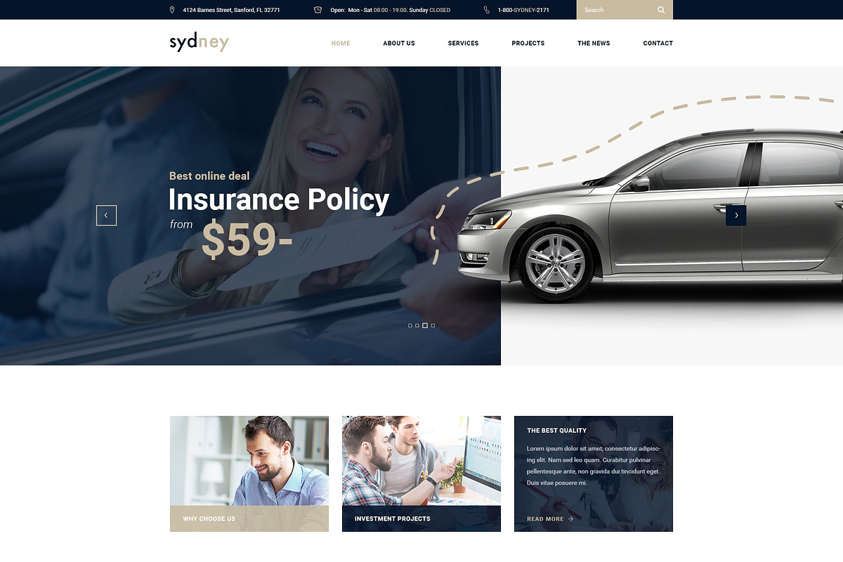 Sydney- Premium Finance/Business PSD, a Websites & App Template by Milo Studio (Photo 4 of 18)