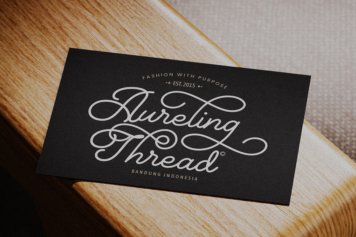Bernadyans - Monoline Script Font, a Script Font by Inviline.co (Photo 6 of 12)