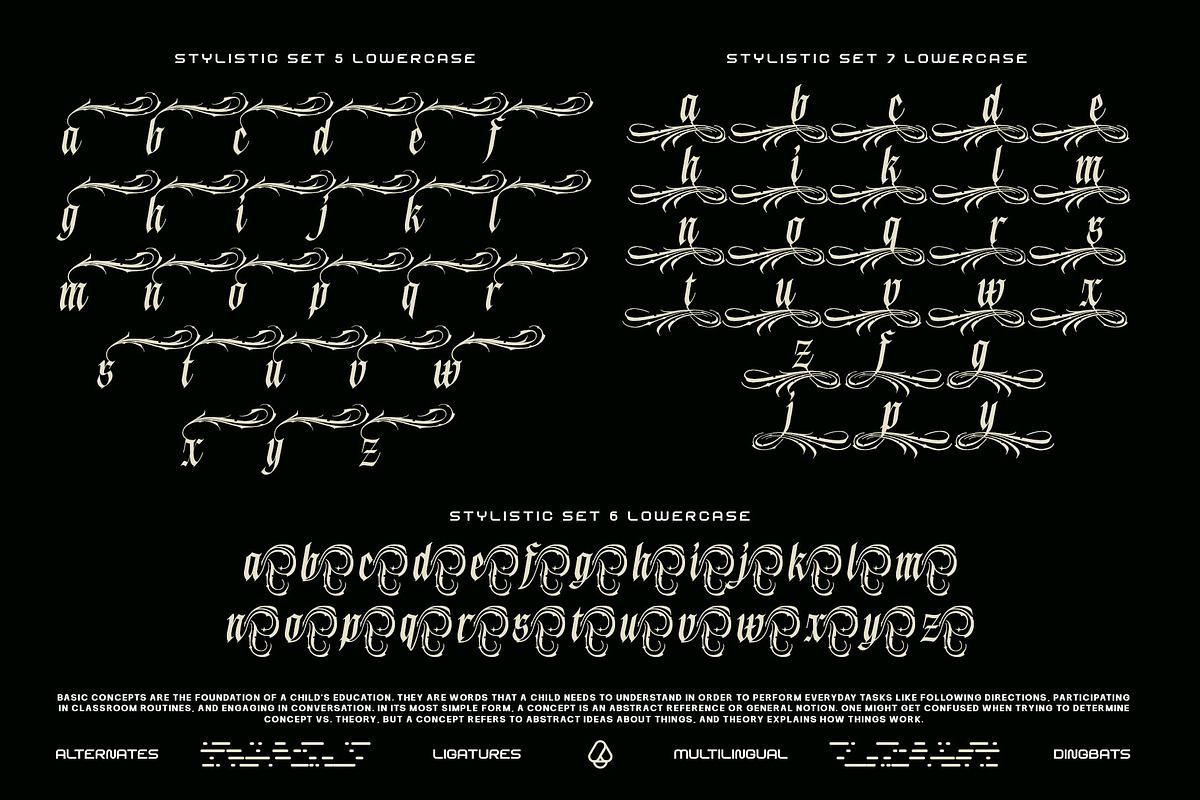 Blink Round Typeface, a Blackletter Font by alit design (Photo 17 of 20)