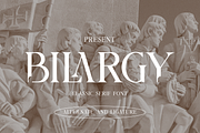 Bilargy Classic Serif Font, a Serif Font by Maryamtype Studio (Thumbnail 1 of 15)