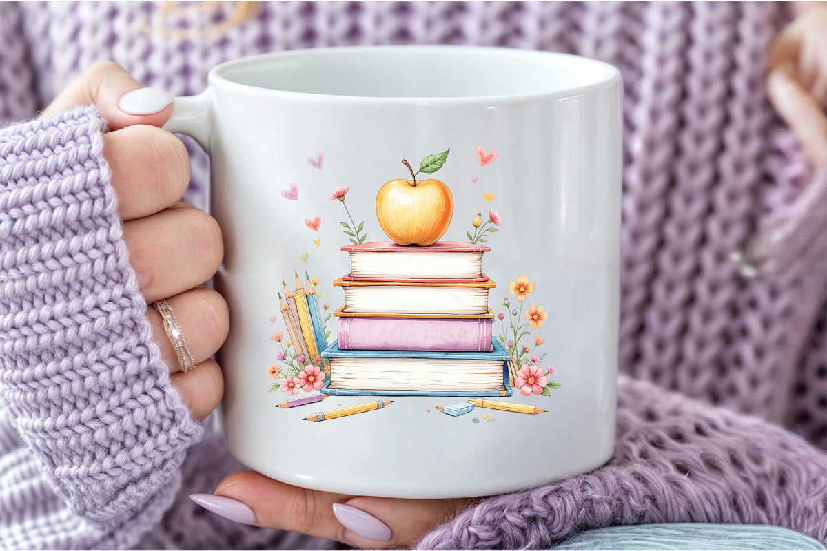 Fotos Livros Clipart, an Illustration by DreamCafeArt (Photo 4 of 7)