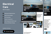 Carsova - Electric Car Landing Page, a Landing Page Template by SundayWorkTeam (Thumbnail 1 of 4)