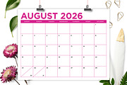 2026 Bold COLOR 8.5x11 Inch Calendar, a Stationery Template by Running With Foxes (Thumbnail 5 of 6)