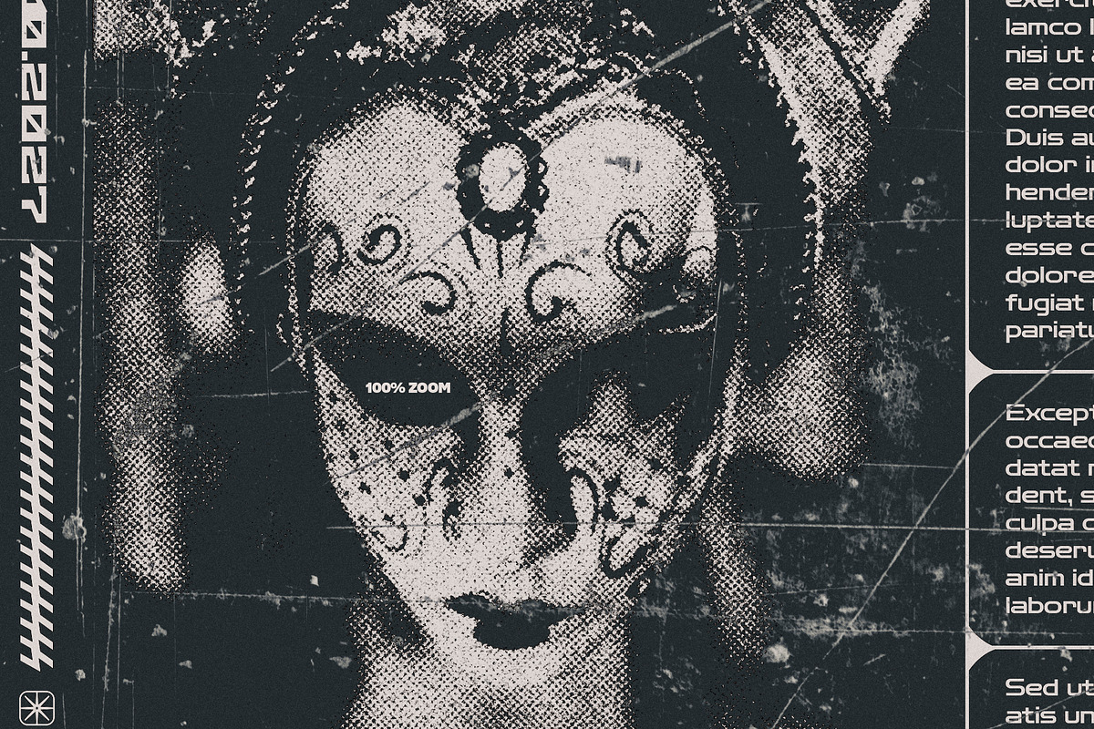 Stylish Brutalist Flyer Design, a Flyer Template by Black Cat Studio (Photo 2 of 3)